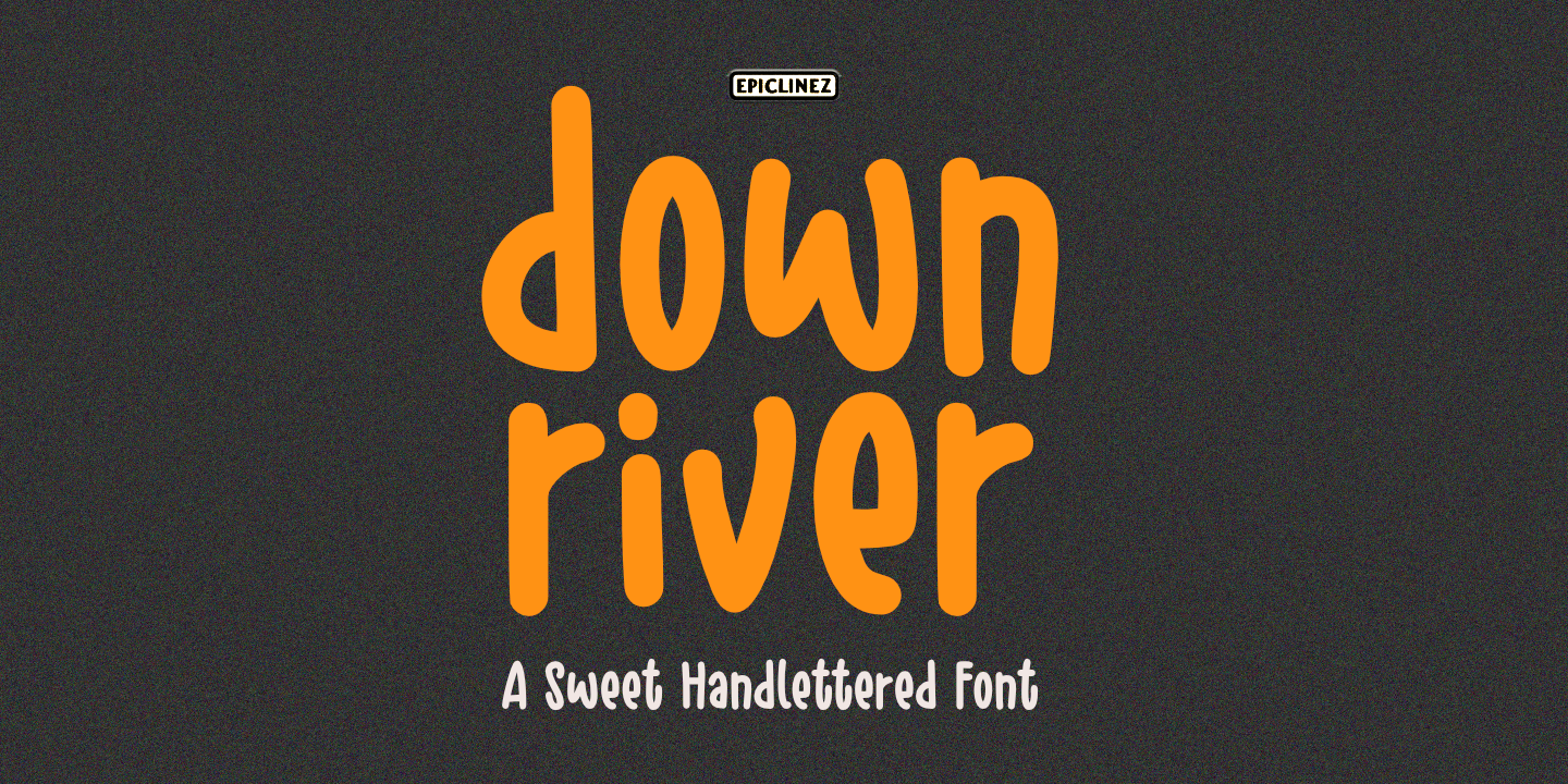 Przykładowa czcionka Down River #1